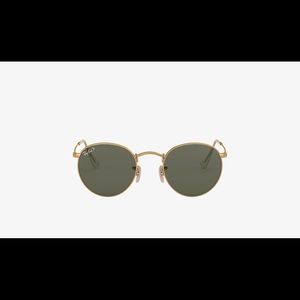 Ray-Ban rb3447 round metal polarized sunglasses